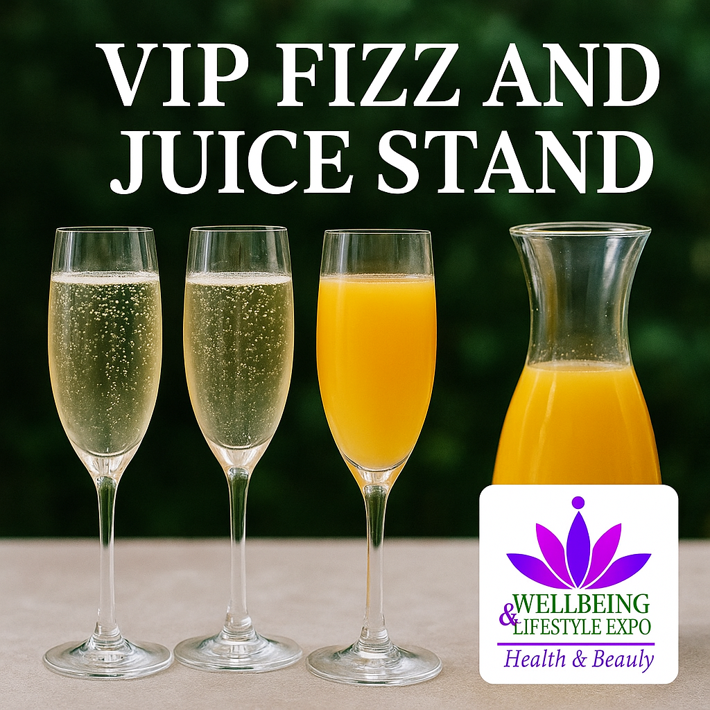 VIP Juice and Fizz Stand at the Homes and Gardens Show